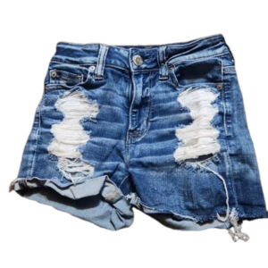♡American Eagle Distressed Stretch Shorts Size 0